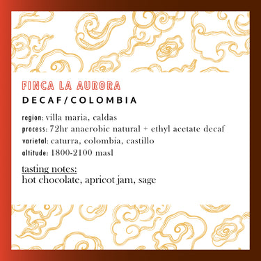 Finca La Aurora 72HR Anaerobic Decaf